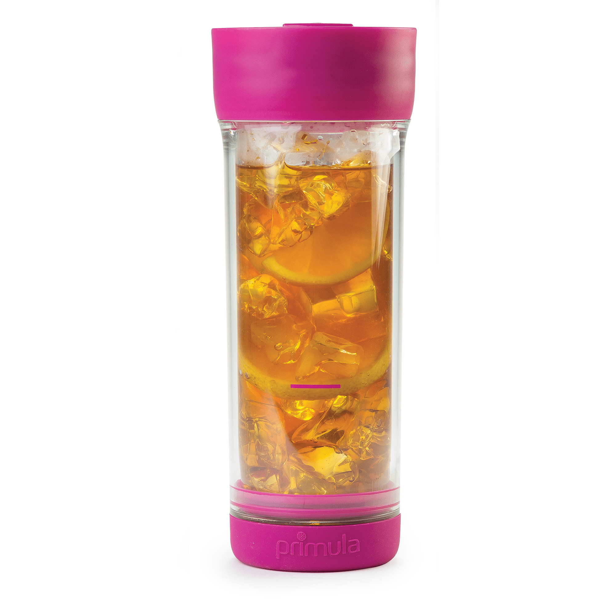 Primula Press & Go Double Wall Plastic Iced Tea Brewer Tumbler with
