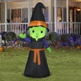 thumbnail image 4 of Airblown Inflatables 4FT Tall Halloween Inflatable Cute Witch, 4 of 6