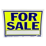 Hy-Ko 9x13 inch Plastic Bright Neon For Sale Sign, Text Box for Phone Number