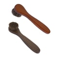 thumbnail image 4 of Wooden Long Handle Brushes Bristle Horse Hair Shoe Polish Applicator Polish Dauber Boot Buffing, 4 of 5