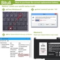 thumbnail image 4 of Batería portátil Bituli RJ40G para Dell Latitude 14 5420 15 5520, 4 of 6