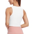 thumbnail image 2 of Natural Feelings Sports Bras for Women Removable Padded Yoga Tank Tops Sleeveless Fitness Workout Running Crop Tops, 2 of 11