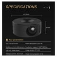 thumbnail image 4 of Yt200 Mini Projector Portable Lcd Video Movie Multimedia Player Led Beamer Projection Device Black, 4 of 5