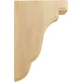 thumbnail image 3 of Ekena Millwork 1 3/4"W x 5"D x 7 1/2"H Bedford Wood Bracket, Red Oak (6-Pack), 3 of 4