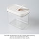 thumbnail image 3 of Cubos para Almacenar Refrigerios, Contenedores Sellados a Prueba de Humedad, Material Pet+Pp Sin Bpa, Juego de Cuatro Piezas, Almacenamiento Versátil de Alimentos, Uso En Cocinas Familiares,, 3 of 6