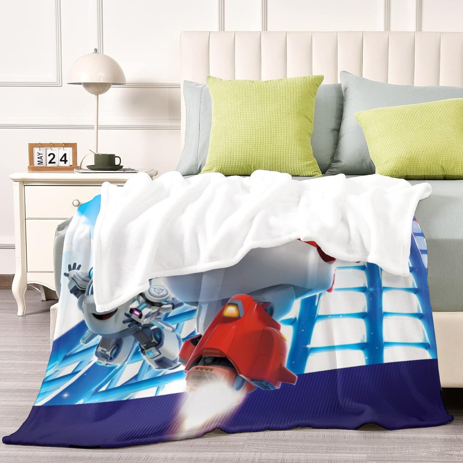super wings Throw Blanket Gifts for Fans Lover Girls Boys Women Present Hoodie Him Bed 40"x50"