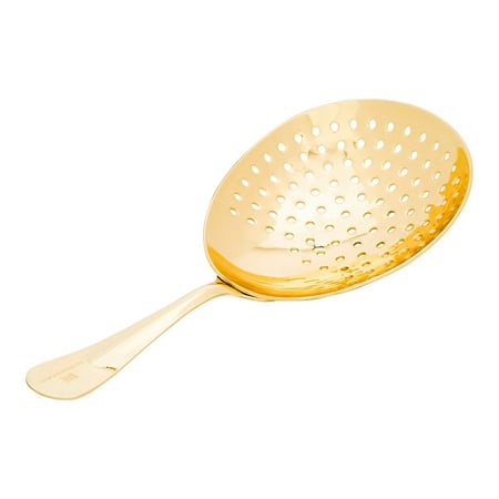 

Bar Lux Gold-Plated Stainless Steel Julep Strainer - 6 1/2 - 1 count box