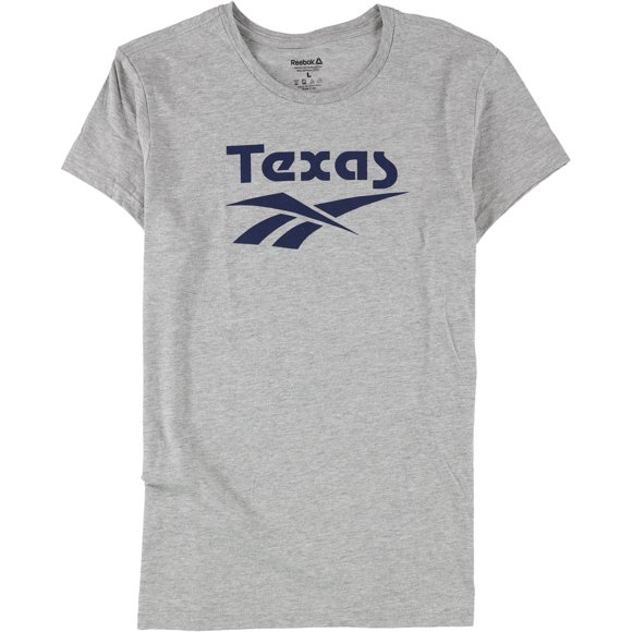 Reebok Womens Texas Graphic T-Shirt gray S