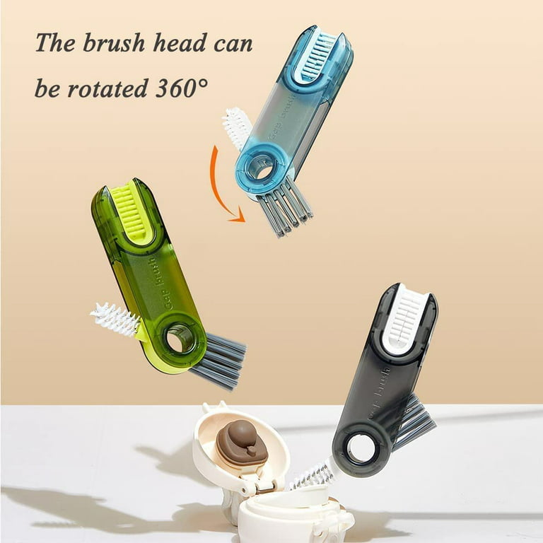 1 Small Bottle Lid Detail Brush Straw Cleaning Tool - Temu