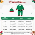 thumbnail image 2 of SYNPOS Newborn Baby Santa Claus Outfits Toddler Boys Girls Christmas Cosplay Romper Bodysuit + Xmas Cap Hat 0-18 Months, 2 of 10