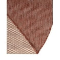 thumbnail image 4 of Unique Loom Outdoor Solid Collection Area Rug (10' 8" Round Rust Red/Beige), 4 of 6