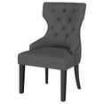 thumbnail image 2 of Baney Fabric Upholstered Dining Side Chair Gray and Black, 2 of 11