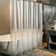 thumbnail image 1 of Clear Colorful PEVA Shower Curtain Liner | Waterproof EVA 8 Gauge | Frosted Transparent, Weighted Magnets, Rustproof Grommets | 72x72 in | Bathroom Privacy, Easy Clean, Durable | 1 Pack, 1 of 6