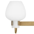 thumbnail image 5 of Sylvie 3 - Light Heritage Brass Brass Mid Century Modern - LED Steel Wall Sconce, 5 of 14