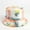 Army Green, variant on Unisex Tie Dye Pattern Cotton Bucket Hats Reversible Casual Fashion Fisherman Cap for Travel Beach Army Green Free Size