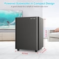 thumbnail image 2 of BESTISAN Powered Subwoofer, Deep Bass Sub, Down Firing Subs, Easy Setup with Home Theater System, Receiver, Speakers, Coaxial Cable Included, RCA, LF, 2 of 2