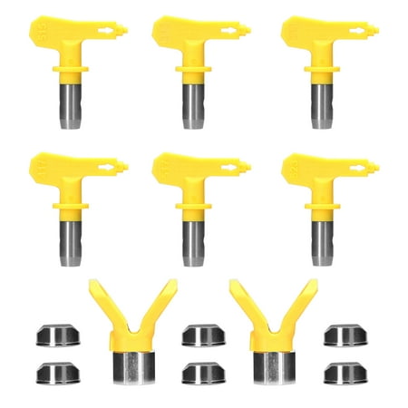 

Airless Paint Nozzles Set Reversible Spraying Machine Tips Airless Paint Sprayer Nozzle Kit Airless Sprayer Spraying Machine Accessory