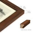 thumbnail image 2 of Feather Hat II -Framed Print w/glass-Chestnut, 2 of 7