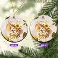 thumbnail image 2 of Happy Women's Day Maine Coon Sunflower Vintage Proud Mom Ceramic Round Ornament Cat Lover Kitten Owner Gifts Home Tree Decor - 02030, 2 of 5