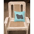 thumbnail image 3 of Carolines Treasures BB3763PW1818 Puli Checkerboard Blue Fabric Decorative Pillow, 3 of 5
