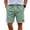 Light Green, variant on Dwelliawo Corduroy Shorts for Men Casual 9 Inch Inseam Shorts Lightweight Elastic Waist Drawstring Summer Beach Pants Black M
