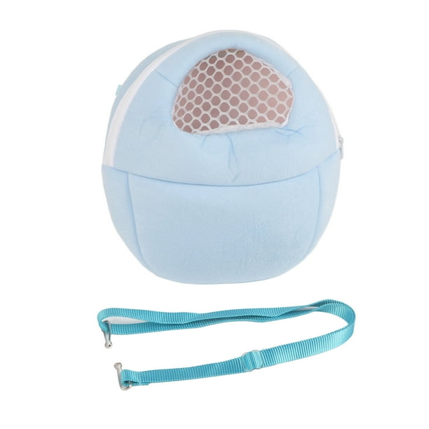 Saco de dormir de bolsillo para transportar mascotas, para hámster, rata, gato, erizo, conejo, hurón (azul)