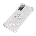 thumbnail image 4 of Funda para Samsung Galaxy S20 FE 4G/5G con Brillo Líquido Flotante, Purpurina, Parachoques y Anillo Giratorio Soporte, 4 of 5