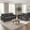 Dark Gray, variant on Puremind 2 Piece Sofa Set for Living Room, 3 Seater Sofa and Loveseat Set, Living Room Furniture Sets, Dark Gray
