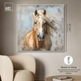 thumbnail image 5 of Rustic Rider Canvas Horse Wall Art by Art Remedy, White Frame, 40" x 40", 5 of 7