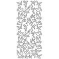 thumbnail image 1 of Peel-Off Stickers - Flying Birds - Silver, 1 of 1