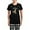 With Checker Pant, variant on CafePress - Chi Aboutmebk Pajamas - Women's Short Sleeve Print T-Shirt and Pants Dark Cotton Pajama Set