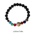 thumbnail image 2 of Women Bracelet Solar System Planets Star Bangle Stone Stone Beads Bangle Solar Beads Braided Rope Wristband Jewelry Gift, Type 3, 2 of 6