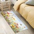 thumbnail image 5 of Coolnut Bees and Flowers Bath Rugs 39 x 20 Inch, Soft Absorbent Washable Plush Carpet with Non-Slip Rubber Back for Entryway, Bedroom, Kitchen, Bathroom Home Decor Gifts, 5 of 7