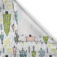 thumbnail image 4 of Ambesonne Christmas Tree Valance Pack of 2, Doodle Drawn Pattern, 54"X12", Multicolor, 4 of 5
