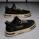 thumbnail image 5 of Zapatos Hombre 2023 Otoño Nuevos Zapatos Transpirables Zapatos Deportivos Antideslizantes Versátiles para Hombres [Observar El Número Pedido Al Realizar Un Pedido] (Negro 43), 5 of 9