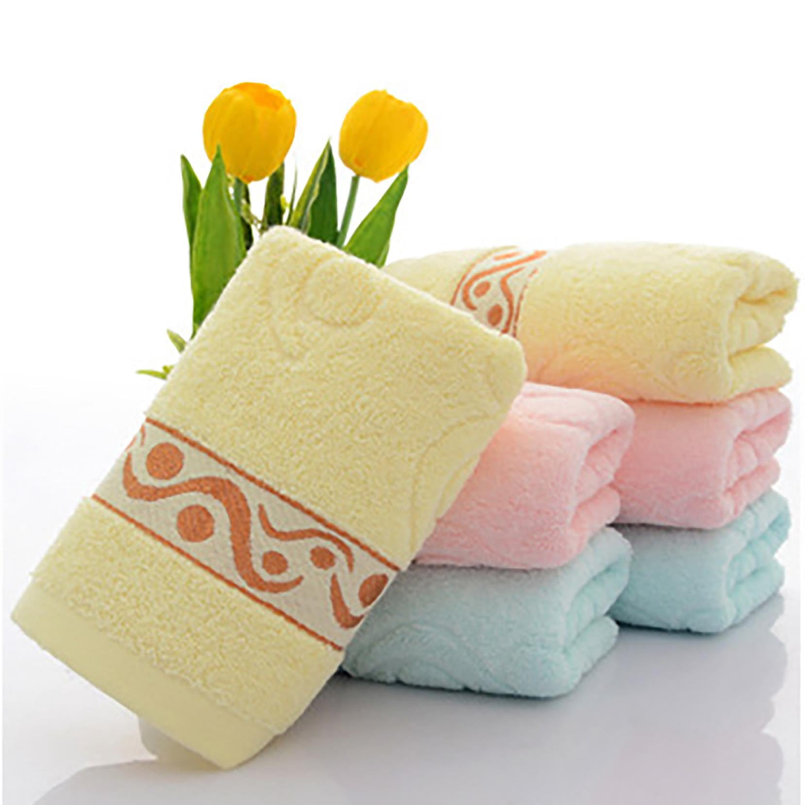 LYCAQL 3PC Wash Towel Ultra Soft 3-piece Hand Towel Set 13x30-100% Ringspun Cotton - Durable & Highly Absorbent Hand Towels - Ideal for use in Bathroom, Kitchen, Gym, Spa & General Cleaning
