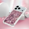 thumbnail image 5 of Phone Case for iPhone 17 Pro Cover Sparkle Glitter Floating Liquid Quicksand Shockproof Soft Silicone TPU Bumper Protective Cover for iPhone 17 Pro Case, S1, 5 of 7