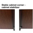 thumbnail image 6 of Bamboo Folding Desk Foldable Computer Desk with Hidden Storage Built In Power Outlet Space Saving Desk for Small Rooms Home Office Bedroom Walnut Brown, 6 of 9
