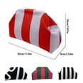 thumbnail image 3 of Guardurnaity Bolso de verano para mujer, compacto, resistente y duradero, grande, perfecto para compras de verano y accesorios fotográficos. Bolsas de mensajero y de hombro Rayas blancas, 3 of 6