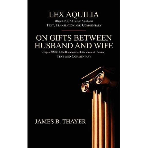 Lex Aquilia (Hardcover)