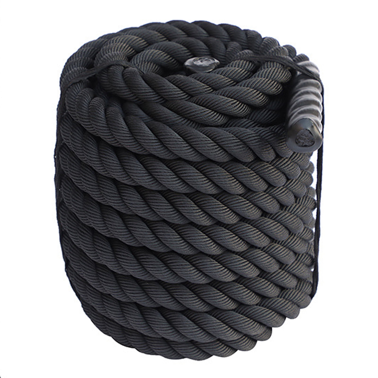 Opolski Weighted Jump Rope with Non-slip Handle Muscle Training Workout Heavy Skipping Rope Fitness Equipment Black