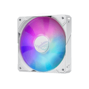 ASUS ROG Ryujin III 240 ARGB WHT all-in-one liquid CPU cooler with 240mm radiator. Asetek 8th gen pump, 2x magnetic 120mm ARGB fans (Daisy Chain design), 3.5” LCD display
