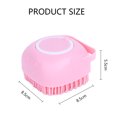 thumbnail image 2 of Dog Brush – Cat Brush – Shampoo Dispensing Scrubber – Grooming, Deshedding and Exfoliating, 2 of 6