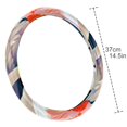 thumbnail image 4 of Swan 14.5 Inch Printing PVC Leather Auto Accessories Car Wheel Cover Steering Wheel Covers, 4 of 6