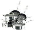 thumbnail image 1 of Farberware Millennium Stainless Steel Nonstick 10-Piece Cookware Set, 1 of 2