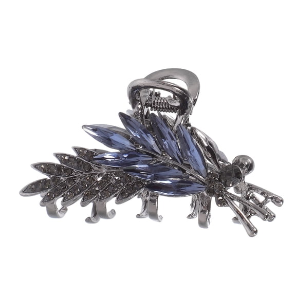 TABLZONE Dark Blue Wheat Hair Clips Secure Grip Hair Accessories for Women Party 1Set