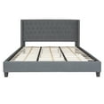 thumbnail image 3 of Flash Furniture Riverdale King Size Tufted Upholstered Platform Bed in Dark Gray Fabric, 3 of 5