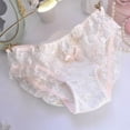 thumbnail image 1 of Puntoco Bragas para mujer de cintura alta, transparentes, sexys, de malla, de princesas, ropa interior para niñas voladoras, 1 of 5