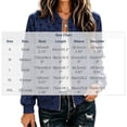 thumbnail image 4 of Womens Bomber Jackets Casual Lightweight Polka Dots Print Spring Fall Daily Wear Travel Zip Up Cardigan Jacket, 4 of 8