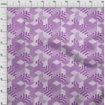 thumbnail image 4 of oneOone Cotton Jersey Purple Fabric Geometrical Mix Dress Material Fabric Print Fabric By The Yard 58 Inch Wide, 4 of 4